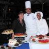 Lily et le chef cuisinier et la dame des desserts!