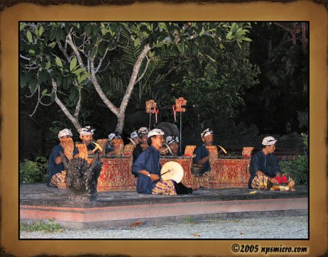 Les musiciens (Gamelan degung)