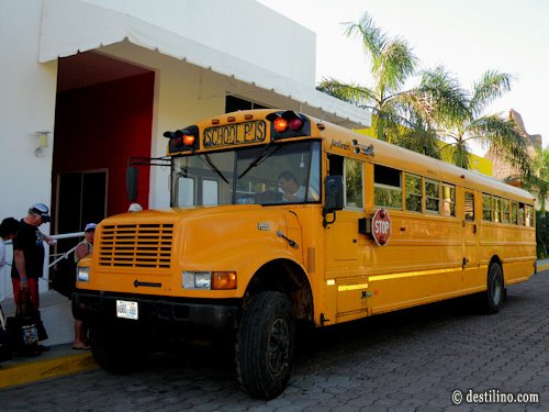 Le transfert en autobus scolaire 