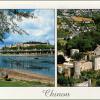 Ville de Chinon et son chateau (carte postale)