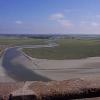 Vue (côté ouest) du haut du Mont St-Michel 