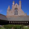 Le cloitre de l'abbaye du Mont St-Michel 