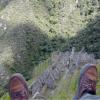 Ruines de Winay Wayna vue du haut des terrasses 