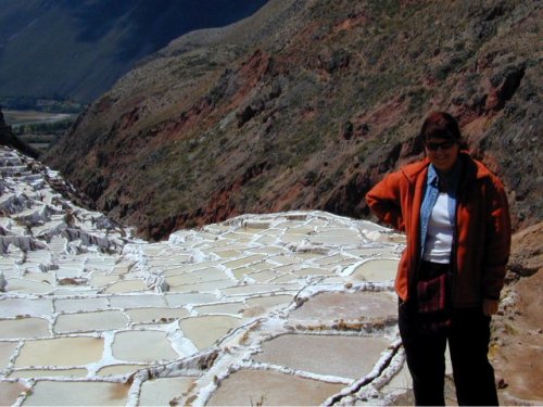 Les centaines de bain des salines de Maras 