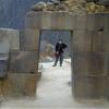 Porte des ruines d'Ollantaytambo 