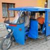 Promenade en pousse-pousse motorisé pour se rendre au village Urubamba 