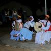 Douz. Souper spectacle de folklore berbère. Musiciens lors du spectacle